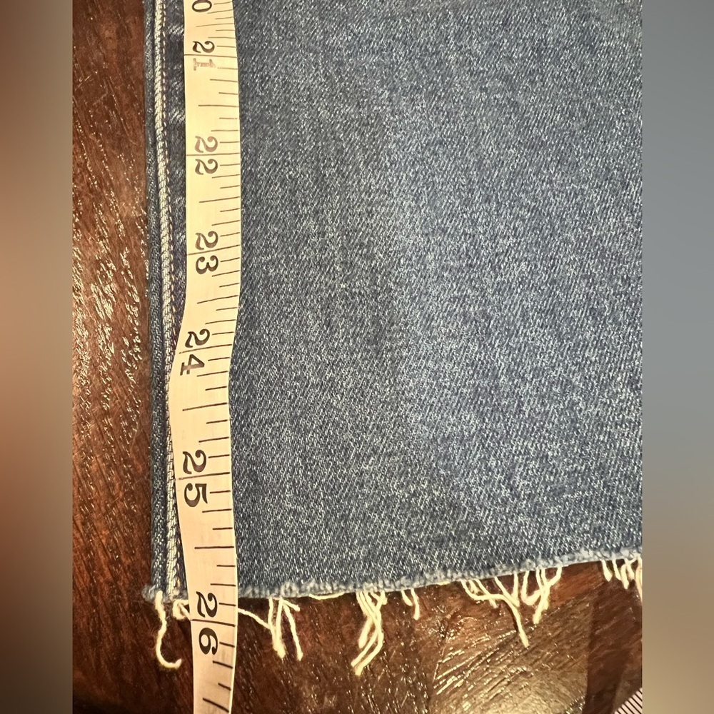 Pistola Monroe High Rise Slim Cigarette Jeans in Leon Wash Size 26 NWT Raw hem - Picture 8 of 10